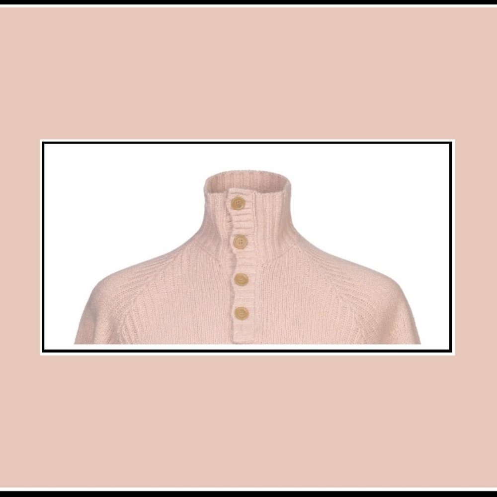 New Men's Paolo Pecora Italian Designer Fashionable Rare Wool Sweater